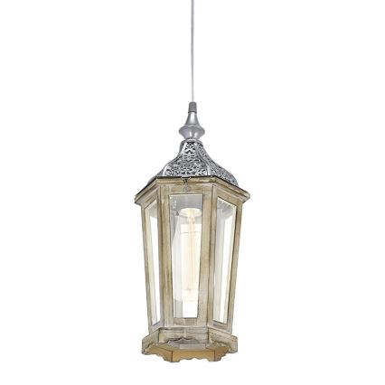 Eglo 49206 - Lámpara colgante con cable KINGHORN 1xE27/42W/230V