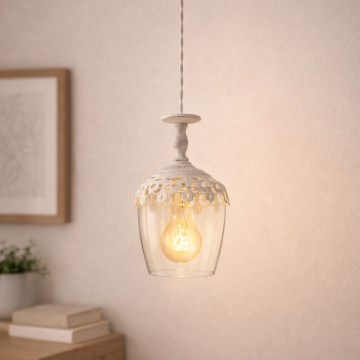 Eglo 49221 - Lámpara colgante SUDBURY 1xE27/60W/230V