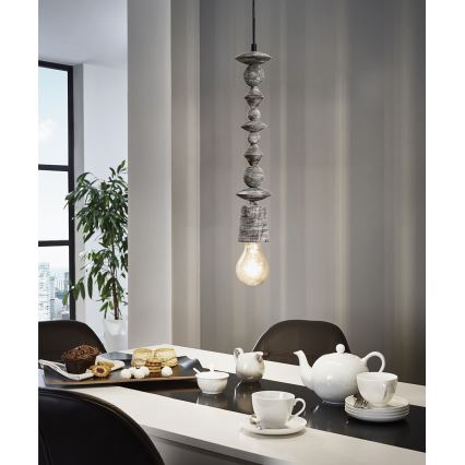 Eglo 49372 - Lámpara colgante AVOLTRI 1xE27/60W/230V