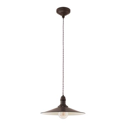 Eglo 49456 - Lámpara colgante con cable STOCKBURY 1xE27/60W/230V Ø 36 cm
