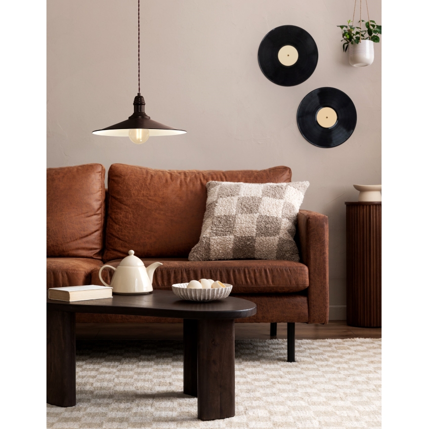 Eglo 49456 - Lámpara colgante con cable STOCKBURY 1xE27/60W/230V Ø 36 cm