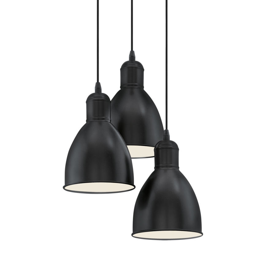 Eglo 49465 - Lámpara de techo PRIDDY 3xE27/60W/230V