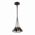 Eglo 49494 - Lámpara colgante PRIDDY 1 7xE27/60W/230V