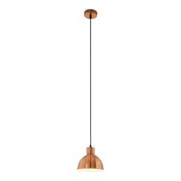 Eglo 54513 - Lámpara colgante LED con cable 1xE27/6W/230V, acabado en cobre
