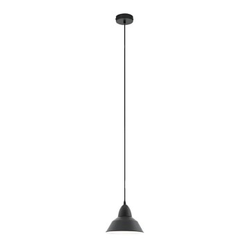 Eglo 54514 - Lámpara colgante LED de cable 1xE27/6W/230V negra