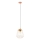 Eglo 54679 - Lámpara colgante LED con cable NATUR 1xE27/4W/230V acabado cobre