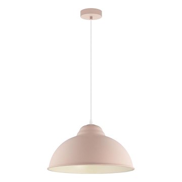 Eglo 54964 - Lámpara colgante TRURO-P 1xE27/60W/230V rosa