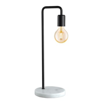 Eglo 55034 - Lámpara de mesa LED 1xE27/4W/230V, negra con acabado de mármol