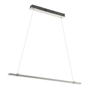 Eglo 55097 - Lámpara colgante LED regulable con cable 2xLED/9W/230V cromo mate