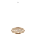 Eglo 55114 - lámpara LED colgante con cable 1xE27/4W/230V bambú