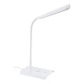 Eglo 55123 - Lámpara de mesa LED regulable con carga inalámbrica LED/5,5W/230V blanca
