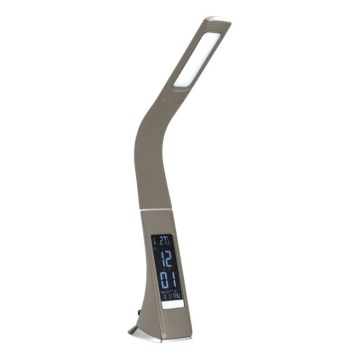 Eglo 55155 - Lámpara de sobremesa recargable y regulable LED/3,2W/230V topo