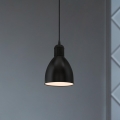 Eglo 55243 - Lámpara colgante PRIDDY con cable 1xE27/60W/230V, negra