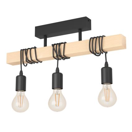 Eglo 55247 - Lámpara de techo LED de superficie TOWNSHEND 3xE27/60W/230V