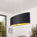 Eglo 55266 - Lámpara colgante MASERLO 2xE27/60W/230V negro