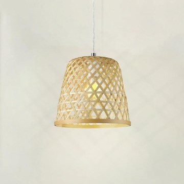 Eglo 55696 - Lámpara colgante con cable KIRKCOLM 1xE27/60W/230V beige