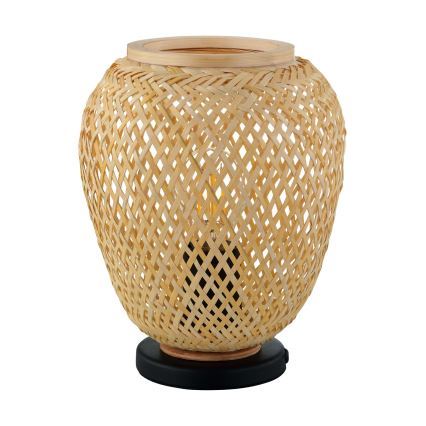 Eglo 55699 - Lámpara de mesa DEMBLEBY 1xE27/40W/230V beige