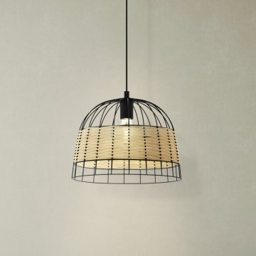 Eglo 55709 - Lámpara colgante ANWICK 1xE27/40W/230V ratán
