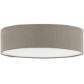Eglo 55873 - Lámpara de techo LED 1xE27/11W/230V, diámetro 38 cm, color topo
