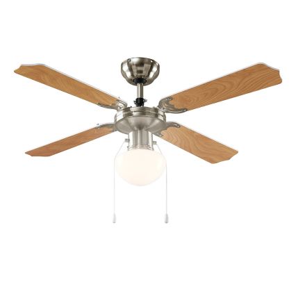 Eglo 56035 - Ventilador de techo LED 1xE27/4,9W/230V 3000K, diámetro 106,6 cm