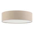 Eglo 56137 - Lámpara de techo LED 2xE27/11W/230V Ø 38 cm, taupe
