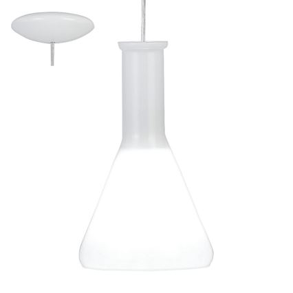 Eglo 62264 - Lámpara colgante con cable PASCOA PRO 1xE27/60W/230V 16,8 cm blanca