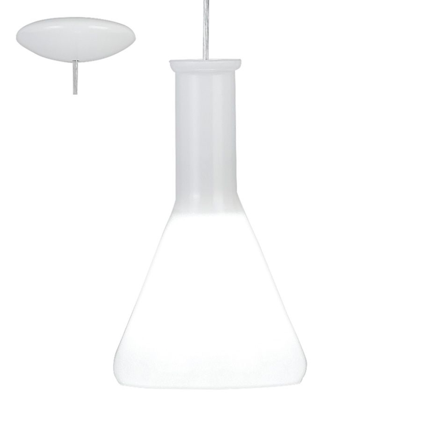 Eglo 62264 - Lámpara colgante con cable PASCOA PRO 1xE27/60W/230V 16,8 cm blanca