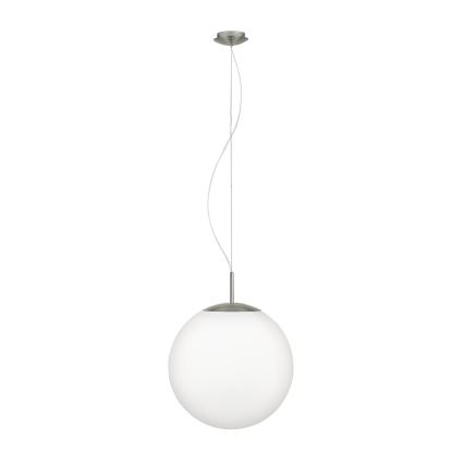 Eglo 63271 - Lámpara colgante con cable PIEDALE 1xE27/60W/230V Ø 43 cm cromo mate
