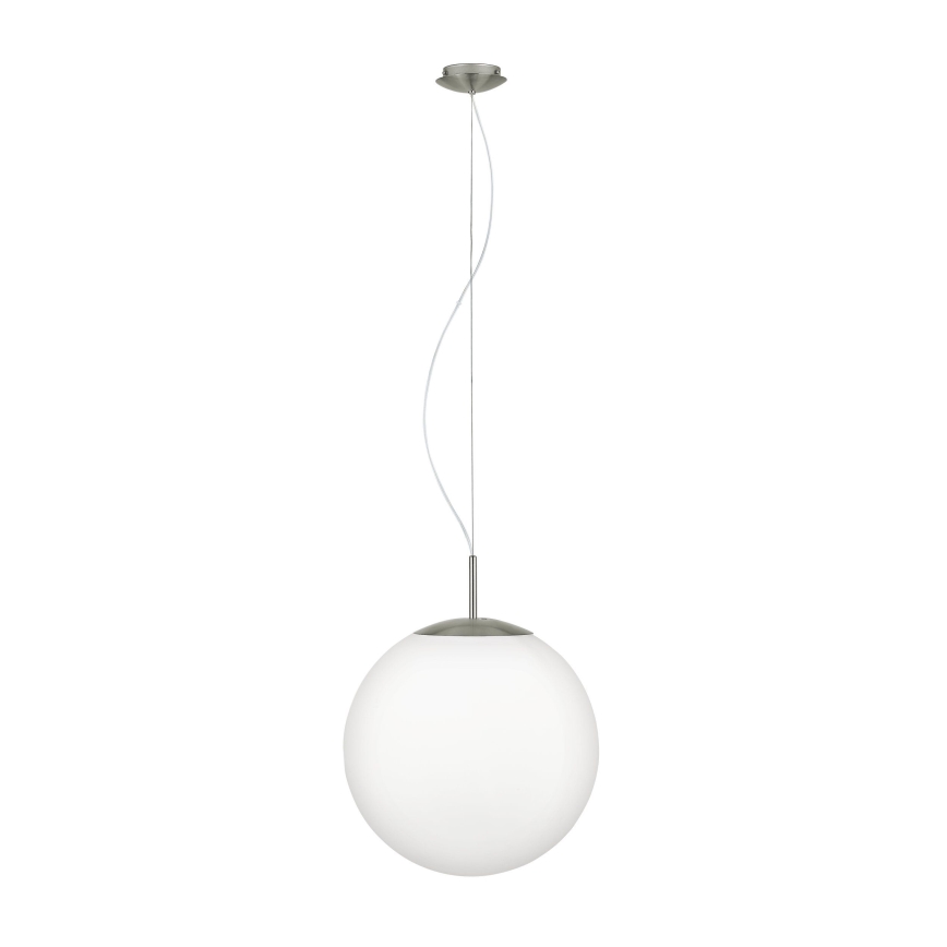Eglo 63271 - Lámpara colgante con cable PIEDALE 1xE27/60W/230V Ø 43 cm cromo mate