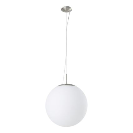 Eglo 63271 - Lámpara colgante con cable PIEDALE 1xE27/60W/230V Ø 43 cm cromo mate