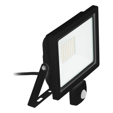 Eglo 64869 - Proyector LED con sensor FILETTI LED/10W/230V 3000K IP44 negro