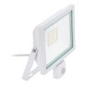 Eglo 64874 - Proyector LED con sensor FILETTI LED/10W/230V 3000K IP44 blanco