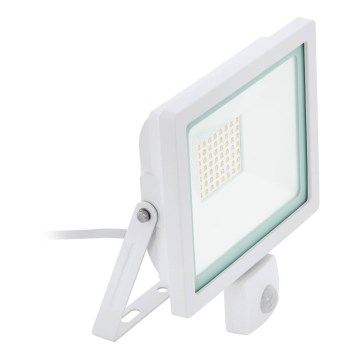 Eglo 64874 - Proyector LED con sensor FILETTI LED/10W/230V 3000K IP44 blanco