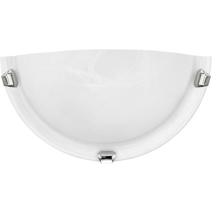 Eglo - Aplique de pared 1xE27/60W/230V en cristal de alabastro