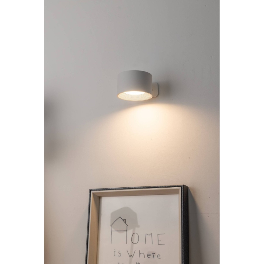 Eglo - Aplique de pared táctil LED recargable y regulable LED/5W/5V 2700/4000/6500K 2000 mAh blanco