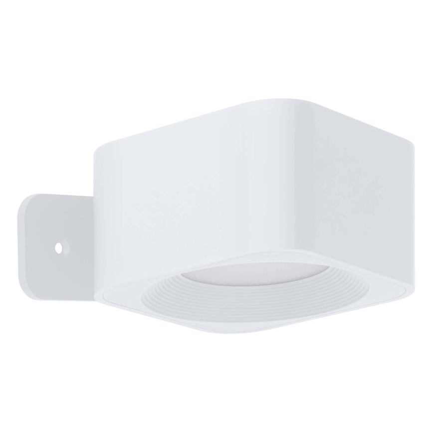 Eglo - Aplique de pared LED recargable regulable táctil LED/5W/5V 2700/4000/6500K 2000 mAh blanco