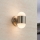 Eglo 75392 - Aplique de pared LED para exterior MEROLA 2xLED/3,7W/230V IP44 cromo mate