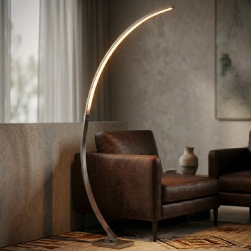 Eglo 75518 - Lámpara de pie táctil regulable VILLA FRANCA LED/19W/230V