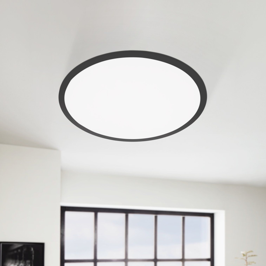 Eglo 75577 - Plafón LED regulable SALOBRENA-TW LED/32,5W/230V diá. 60 cm + control remoto