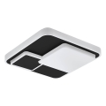 Eglo 75667 - Plafón LED LEPRESO LED/19,5W/230V 38,5x38,5 cm negro