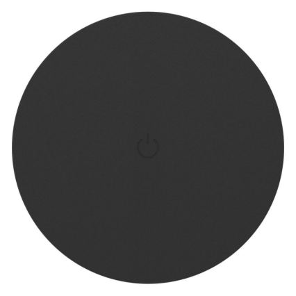 Eglo - Aplique de pared exterior táctil recargable y regulable LED/5W/5V 2000 mAh 3000/4000/6500K IP44 negro