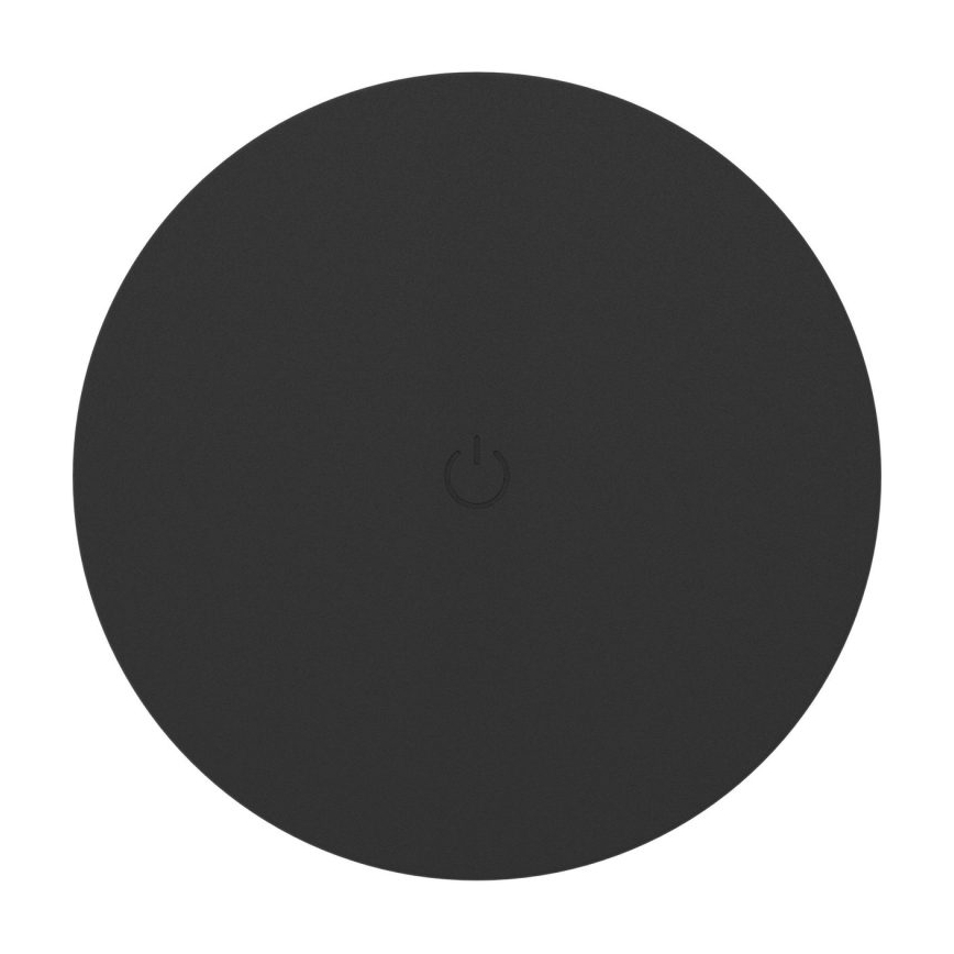 Eglo - Aplique de pared exterior táctil recargable y regulable LED/5W/5V 2000 mAh 3000/4000/6500K IP44 negro