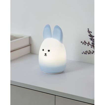 Eglo - LED RGBW Luz nocturna infantil táctil recargable LED/5W/5V 1200 mAh conejito