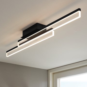 Eglo 780433 - Plafón LED de baño YANGUAS 2xLED/11W/230V 3000K IP44 cromo mate