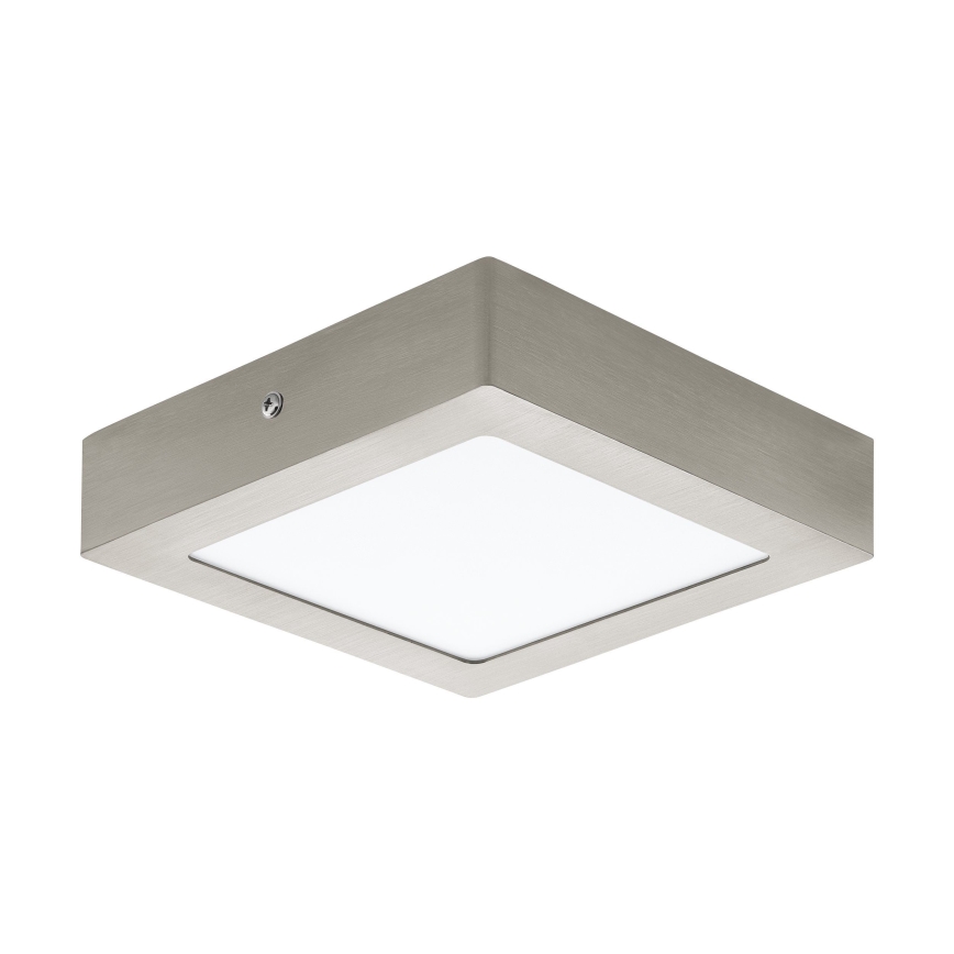 Eglo 78215 - Lámpara de techo LED FUEVA LED/10,9W/230V 17x17 cm cromo mate