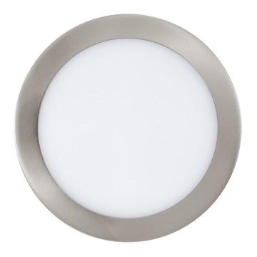 Eglo 78729 - Luminaria empotrada LED regulable FUEVA LED/16,5W/230V, cromo mate, diámetro 22,5 cm
