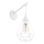 Eglo 79084 - Aplique de pared BYRON 1xE27/60W/230V blanco