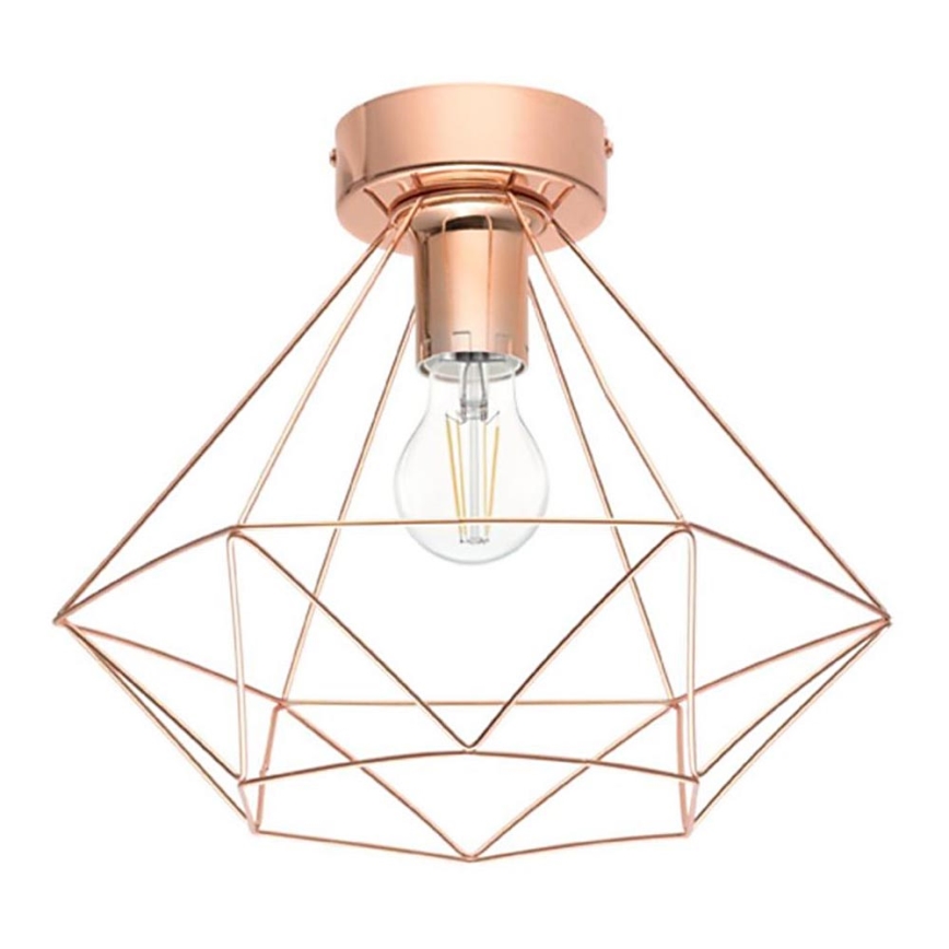 Eglo 79256 - Lámpara de techo BYRON 1xE27/60W/230V acabado en cobre