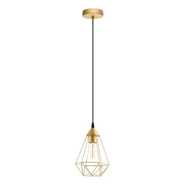 Eglo 79259 - Lámpara colgante con cable BYRON 1xE27/60W/230V latón