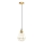 Eglo 79259 - Lámpara colgante con cable BYRON 1xE27/60W/230V latón